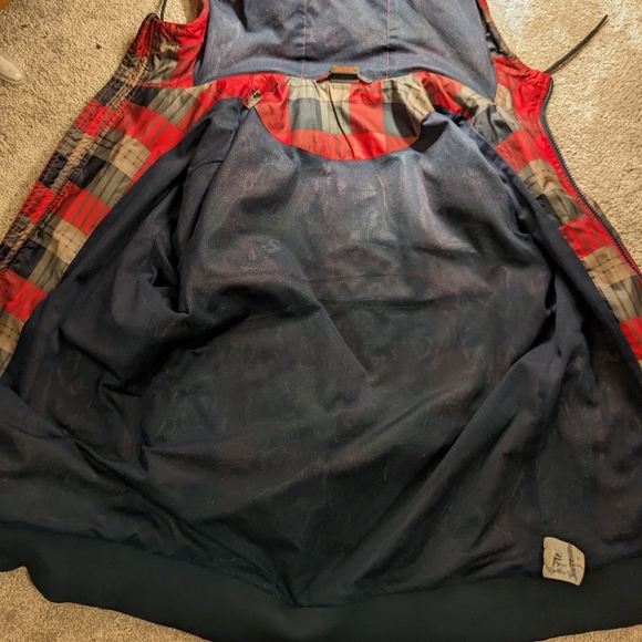 Nike 6.0 plaid red blue gray active jacket hoodie - Picture 4 of 8